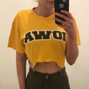 Lf crop top t shirt with buckles Iowa